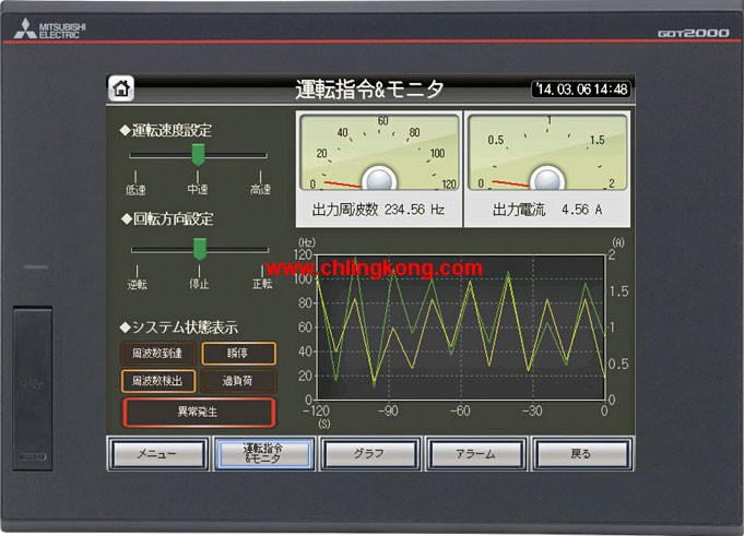 三菱 10.4英寸觸摸屏 GT2510-VTBA-GF